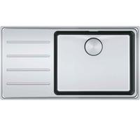 Fregadero FRANKE MYTHOS MYX 211 con válvula de pulsador y rebosadero oculto / Orificio de encastre Slimtop: 846 x 444 mm