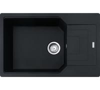 Fregadero Franke URBAN UBG 611-78 XL en color mate, con sistema de control excéntrico, grifo de acero inoxidable / Medidas de corte: 760 x 480 mm / Fregadero de granito