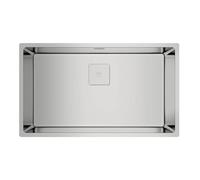Fregadero Fregadero de una cubeta Acero inoxidable 18/10 Rectangular 1 Senos TEKA FLEXLINEA RS15 71.40 3½ | SQ C/REB SF, Inox, 44cm, x 20cm Silver