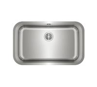 Fregadero Fregadero de una cubeta Acero inoxidable 18/10 una cubeta 1 Senos TEKA BE 74.43 | Inox, 48cm, x 20cm, ( 20cm ) Silver Medium