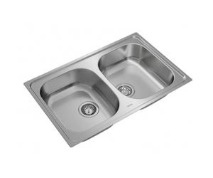 Fregadero Inox Teka Universe80Txp 2C, Con Orificio