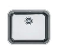 Mepamsa 7612986162684 - Fregadero Square 50.40 Cubeta Individual Bajo Encimera 60 cm Acero Inox