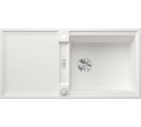 Fregadero SILGRANIT blanco de 60 cm para mueble bajo, diseño plano y reversible