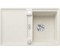 Fregadero SILGRANIT de 45 cm para mueble bajo, color blanco suave, forma rectangular