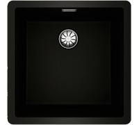Teka Fregadero Radea R10 Tegranit 45,6x45,6 cm 1 cubeta Doble instalación Negro 115230048