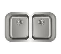 Teka Fregadero BE 2C 765 – 2 cubetas Acero inoxidable Bajo encimera