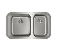 Fregadero Teka BE 2C 785 Inox 2 cubetas 250mm y 180mm - Fregaderos