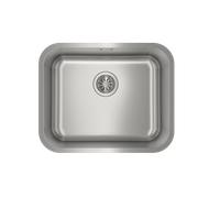 Teka Fregadero BET5040PLUS – 1 cubeta, acero inoxidable, acabado acero, doble instalación, 60 cm
