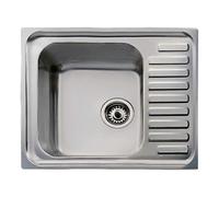 Fregadero Teka Classic 1C ½E 650 - Inox, reversible, encastre