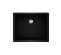 Teka Fregadero Radea R10 Tegranit 55,6x45,6 cm Negro 1 cubeta Sobre/bajo encimera 115230051