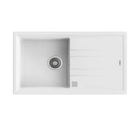 Fregadero Teka Stone 50 B-TG 1C 1E - Granito, Blanco, Reversible