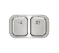 Fregadero Teka STYLO 2C Inox 2 cubetas Mueble 80 cm - Fregaderos
