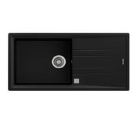 Teka Fregadero sobre encimera TEGRANITE STONE 60L-TG 1C 1E negro 1 cubeta con escurridor