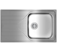 Teka Fregadero sobre encimera UNIVERSE 50 T-XP 1C 1E PLUS Inoxidable, 1 cubeta con escurridor