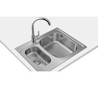 Fregadero Teka UNIVERSE60TXP 11/2C Inox