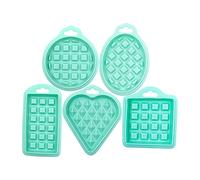 Freidora de aire de silicona de grado alimenticio de cinco piezas para gofres de cocina, suministros para hornear pasteles 061026