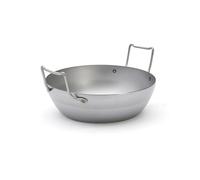 Freidora de Hierro Fundido De Buyer para Frituras Crispas y Sabrosas, Diámetro 28 cm, Apta para Gas y Vitrocerámica