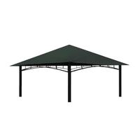 freigarten.de Techo de Repuesto para cenador de 3 x 3 m, Color Arena, Antiguo, Resistente al Agua, Material: Panamá PCV Suave, 370 g/m², extrafuerte, Modelo 3 (Antracita)