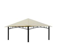 freigarten.de Techo de Repuesto para cenador de 3 x 3 m, Color Arena, Antiguo, Resistente al Agua, Material: Panamá PCV Suave, 370 g/m², extrafuerte, Modelo 3 (Beige)