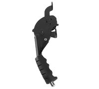 Freno de Mano de Palanca de Freno Delantero de Aleación de Acero para Vehículo Eléctrico de Tercera Rueda ATV Go-Kart en Negro+plata.Diseño Fácil de Usar con Excelente Mano de obra: Alta
