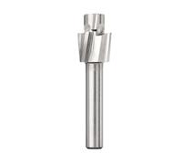Fresa avellanada HSS 1 pieza avellanador piloto, broca de ranurado HSS, M3-M12, fresa extremo perforación metal 4 flautas para cobre(14.4x24x12x80mm)
