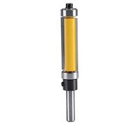 fresa copiadora + Akozon Broca de fresadora de vástago Broca de fresado de corte al ras con cojinete e inferior Herramienta para trabajar la madera con vástago de 1-1/2 "H * 1/4"