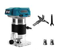 Fresa de borde profesional con batería compatible con batería Makita de 18 V, fresadora de cantos con una mano, fresa de 30000 rpm, fresa de corte sin escobillas, fresa de corte de madera (sin batería