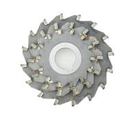 Fresa de disco indexable de tres lados for sierra, herramienta de acero de aleación de tungsteno, cuchilla CNC for mecanizado, herramientas de carburo plano(80x12x27x10T W2)