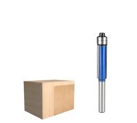 Fresa de encofrar con doble rodamiento vástago 1/4 pulgada carburo | Doble rodamiento y vástago 1/4 pulgada para precisión en encofrado de madera y MDF