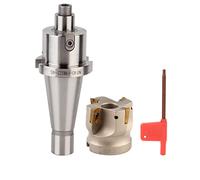Fresa de extremo indexable NT40-FMB22 Porta mandril de boquilla BAP400R-50-22-4T Fresa de alta precisión APMT1604 Plaquitas de carburo para fresadoras(#1)