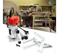 Fresa de madera, diámetro 6,35 mm, 1/4 pulgadas, fresadora eléctrica para cantos de madera, 220 V, 800 W, 30000 rpm