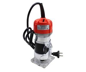 Fresa de madera, recortadora eléctrica, fresadora superior de 800 W, motores de alto rendimiento, velocidad 30000 r/min, máquinas de cortar madera eléctricas para artesanos, trabajos de muebles, etc.