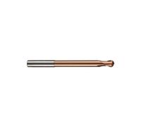 Fresa de ranurar S533, diámetro 4 mm, longitud de corte 40 mm, con insertos de metal duro TiSiN, 2 insertos