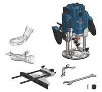 Fresa de sobremesa Bosch GOF20-12, 1/4", 25000 RPM, 2000W, código EAN: 4053423330403