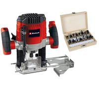 Fresa de sobremesa Einhell 4350474 TC-RO 1155, kit con accesorios, 1100 W (4350474)