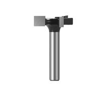Fresa de vástago de 1/4 ", 6,35 MM, 6MM, talla de madera, CNC, brocas for enrutador de superficie, aplanamiento de losa, broca de cepillado de madera, 1 ud.(01)