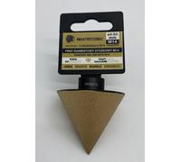Fresa diamantada cónica m14 2-48mm indian professional, para avellana
