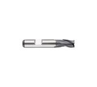 Fresa para ranurar, tipo Langloch, con longitud de inserción de 27,5 mm, fabricada en acero rápido HSS-E-PM, marca ALCRONA