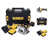 Fresa plana sin cable DeWalt DCW 682 P2T 18 V 102 x 20 mm sin escobillas + 2x batería recargable 5,0 Ah + cargador + TSTAK
