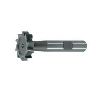 Fresadora con ranura, según la norma DIN 850 D, tipo N, diámetro de corte (D): 13,5 mm, material de corte: HSS-Co, número de filos: 8, longitud de corte (L): 4 mm
