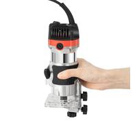 Fresadora de bordes profesional de 800 W, fresadora eléctrica manual, 1/4 pulgadas, máquina laminadora, router con llave inglesa para acabado de superficies, corte por curvas