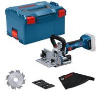 Bosch Professional 18V System engalletadora a batería GFF 18V-22 (in resa de disco para corte de Ø 105 mm, saco para polvo, placa encajable, llave amoladora, bandeja, L-BOXX, sin batería/cargador)