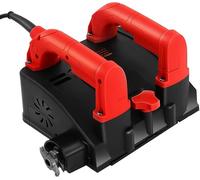 Fresadora de hormigón de 1,2 kW, máquina eléctrica de rehabilitación con ajuste de altura de 1 a 4 metros, fresadora de yeso con un ancho de corte de 16 cm, pulidora de hormigón de 3000 RPM, máquina e
