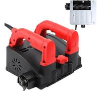 Fresadora de hormigón de 1200W, fresadora de limpieza, fresadora de rehabilitación, fresadora de rodillos, 4000 RPM. | Cepillo eléctrico profesional, fresadora de mampostería, pulidora de hormigón, li