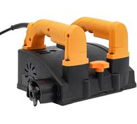 Fresadora de hormigón eléctrica, 1200W, 1000-4000 r/min. Fresadora para rehabilitación, fresadora de yeso, fresadora de pared. Profundidad de corte ajustable de 1-4 mm, ancho de 15 cm. Máquina cepilla