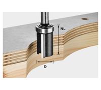 Fresadora de ranura Festool, con vástago de 8 mm, acero rápido, S8, D19/NL25 | 491028