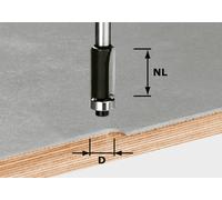 Fresadora de ranura Festool, con vástago de 8 mm, carburo de tungsteno (HW), modelo S8, diámetro de corte (D) de 12,7 mm, longitud de corte (NL) de 25 mm | 491027