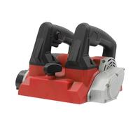 Fresadora eléctrica de hormigón, fresadora con caja de herramientas, 1000 | Ancho de cepillado: 150 mm, profundidad ajustable de 1 a 4 mm, fresadora con aspiración (negro, rojo)
