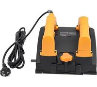 Fresadora eléctrica para hormigón de 1200W, pulidora de hormigón, 1000-4000 r/min. Fresadora para rehabilitación, con deflector de polvo. Fresadora para revestimientos, apta para paredes de yeso y cem