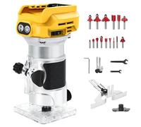 Fresadora Eléctrica para Madera compatible con Dewalt de 18 V